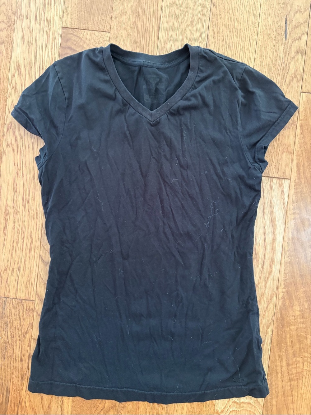 Classic Women's Black V-Neck Tee
